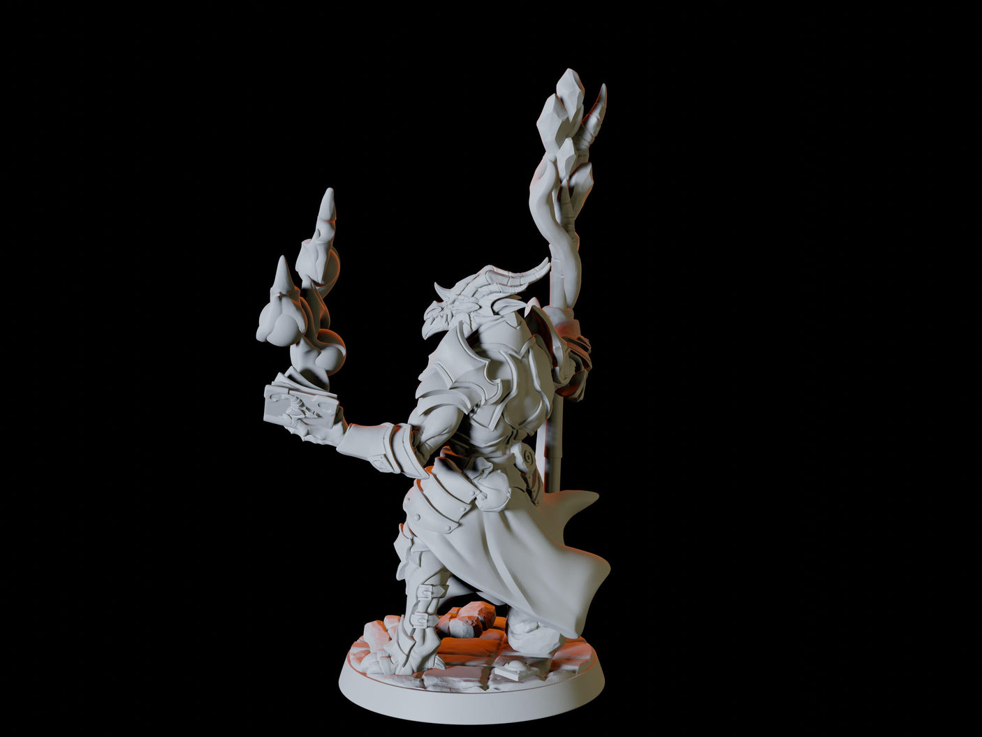 Dragonborn Sorcerer Miniature for Dungeons and Dragons, Pathfinder or other TTRPGs