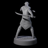 Dralfar - Grinning Blade Dancer Miniature for Dungeons and Dragons, Pathfinder or other TTRPGs