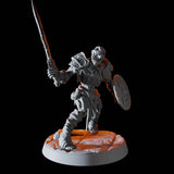 Draugr Warrior A Miniature for Dungeons and Dragons, Pathfinder or other TTRPGs