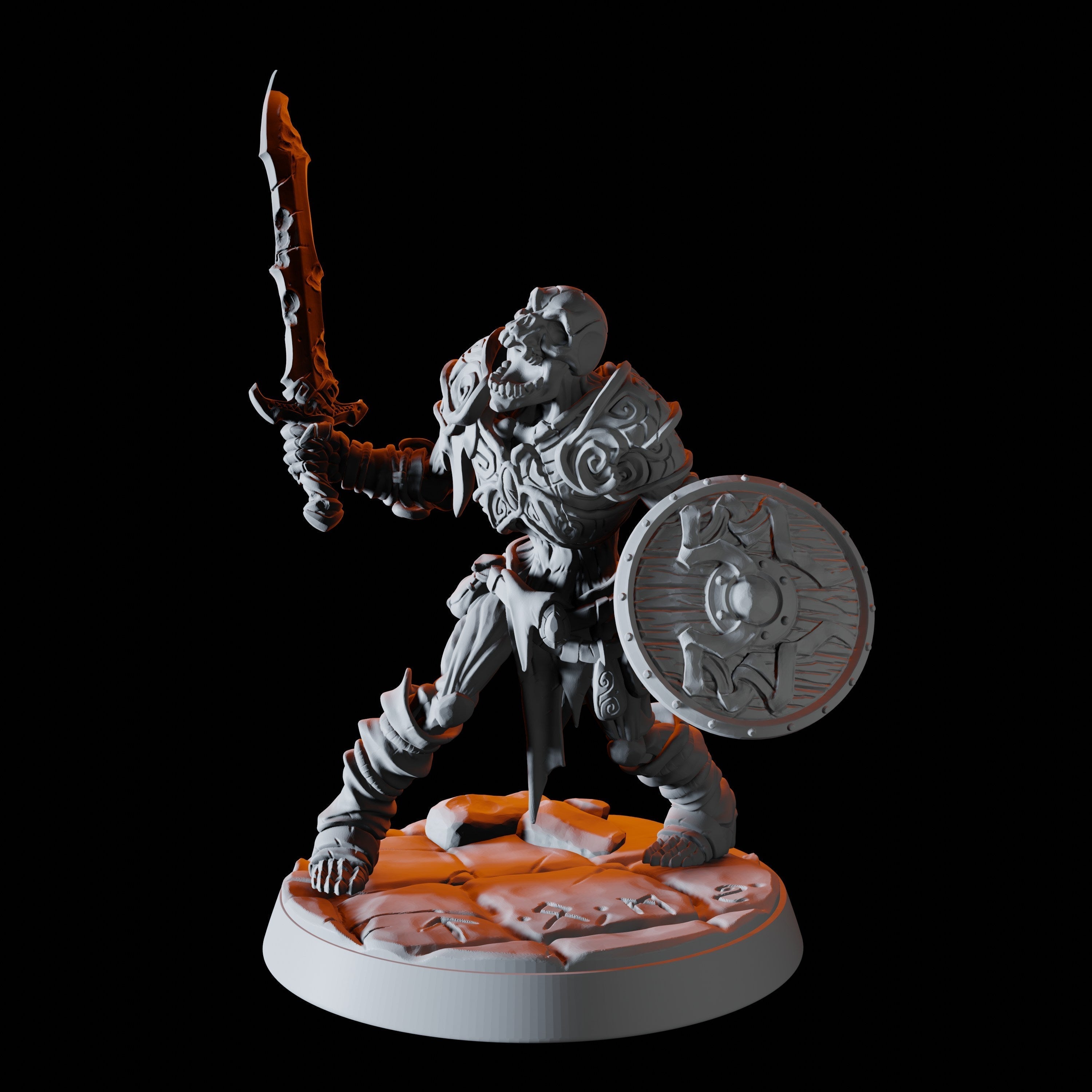 Draugr Warrior Miniature A for Dungeons and Dragons - Myth Forged