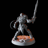 Draugr Warrior A Miniature for Dungeons and Dragons, Pathfinder or other TTRPGs