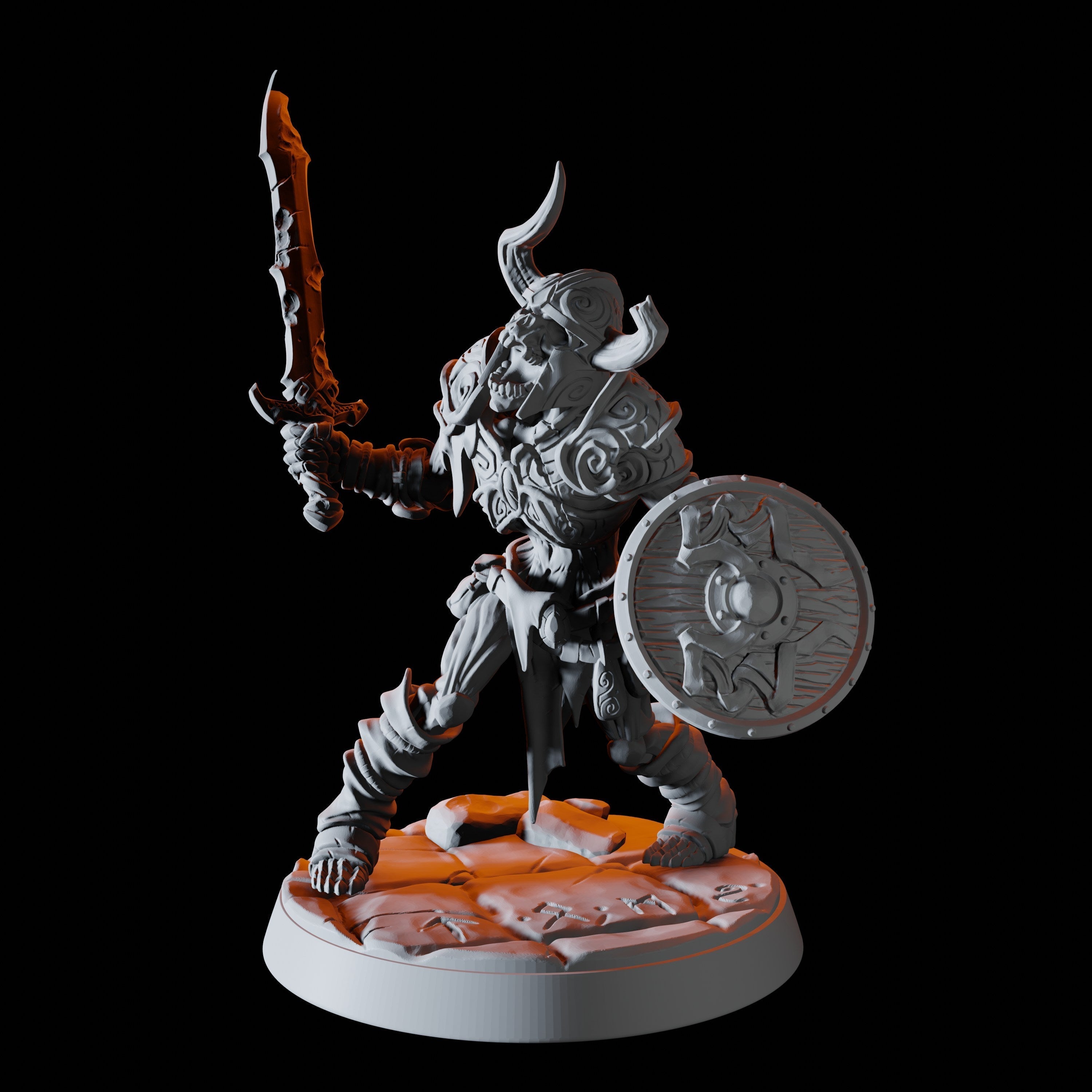 Draugr Warrior Miniature A for Dungeons and Dragons - Myth Forged