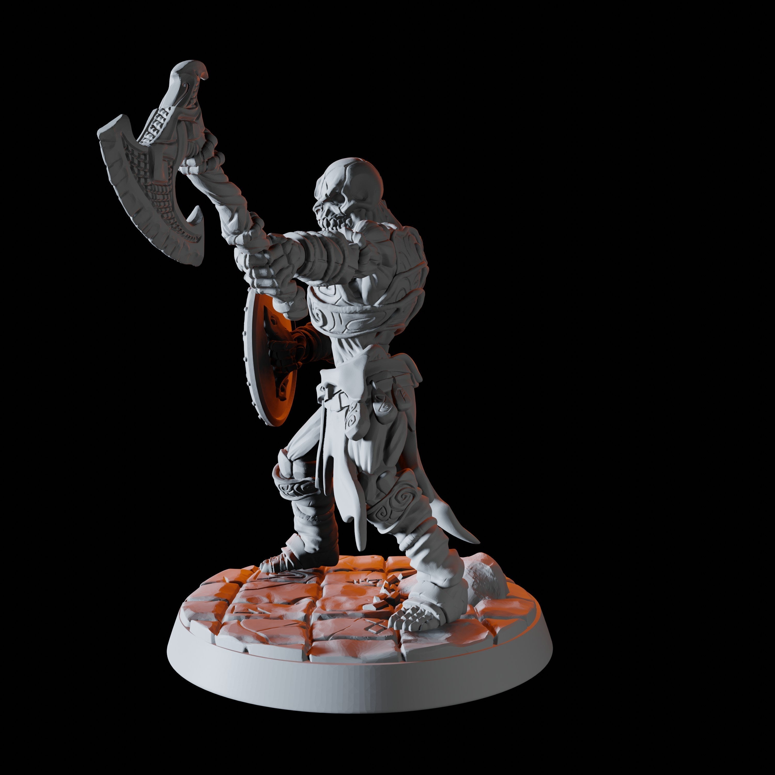 Draugr Warrior Miniature B for Dungeons and Dragons - Myth Forged