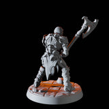 Draugr Warrior C Miniature for Dungeons and Dragons, Pathfinder or other TTRPGs