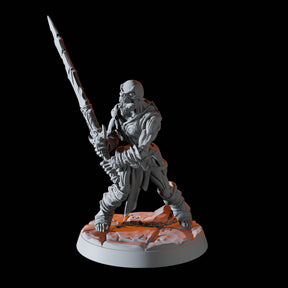 Draugr Warrior D Miniature for Dungeons and Dragons, Pathfinder or other TTRPGs