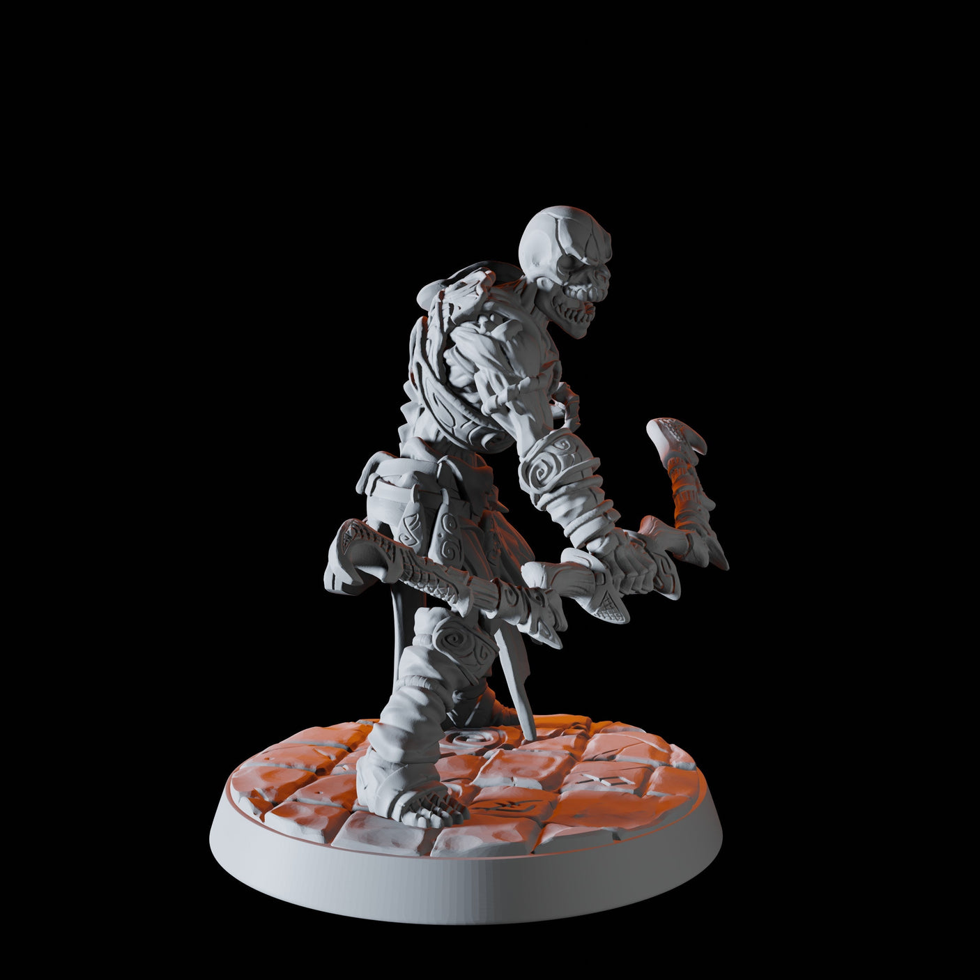 Draugr Warrior F Miniature for Dungeons and Dragons, Pathfinder or other TTRPGs