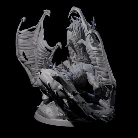 Dread Wendigo Dragon Miniature for Dungeons and Dragons, Pathfinder or other TTRPGs
