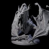 Dread Wendigo Dragon Miniature for Dungeons and Dragons, Pathfinder or other TTRPGs