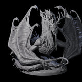 Dread Wendigo Dragon Miniature for Dungeons and Dragons, Pathfinder or other TTRPGs