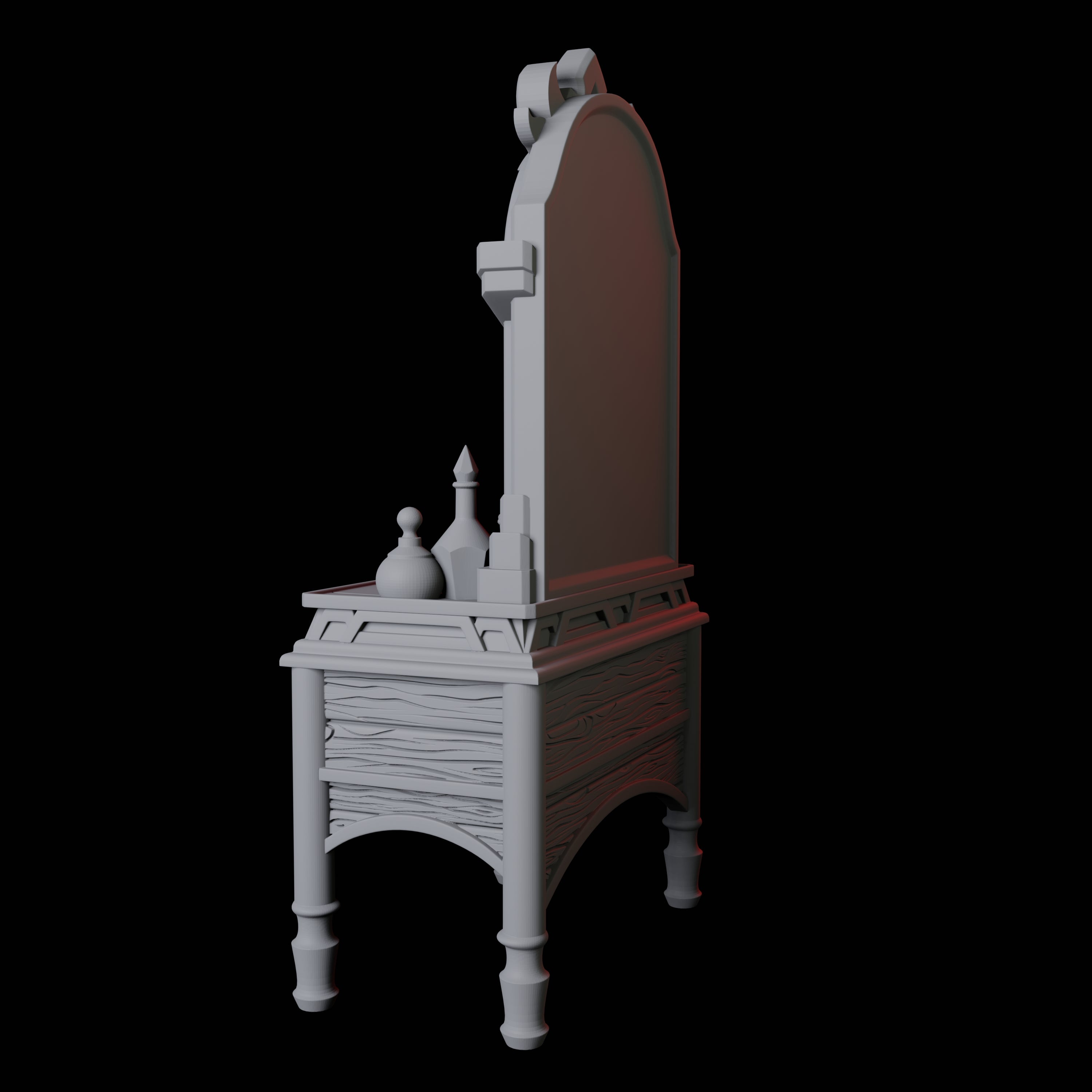 Dressing Table Miniature for Dungeons and Dragons, Pathfinder or other TTRPGs