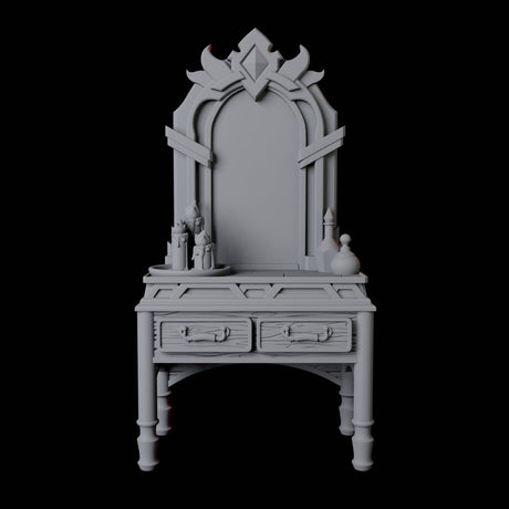 Dressing Table Miniature for Dungeons and Dragons, Pathfinder or other TTRPGs