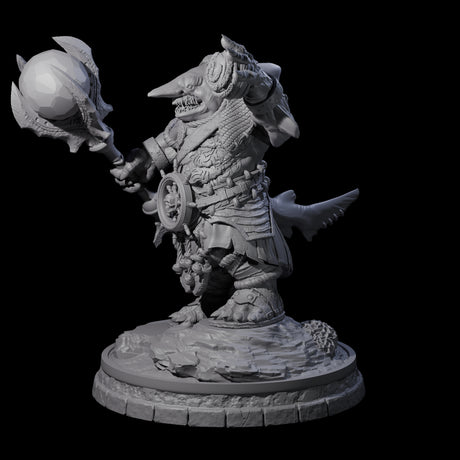 Dripping Sharkin A Miniature for Dungeons and Dragons, Pathfinder or other TTRPGs