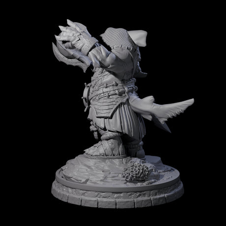 Dripping Sharkin A Miniature for Dungeons and Dragons, Pathfinder or other TTRPGs