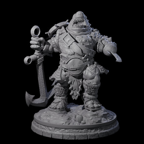 Dripping Sharkin B Miniature for Dungeons and Dragons, Pathfinder or other TTRPGs