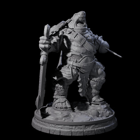 Dripping Sharkin B Miniature for Dungeons and Dragons, Pathfinder or other TTRPGs