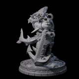 Dripping Sharkin B Miniature for Dungeons and Dragons, Pathfinder or other TTRPGs