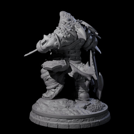 Dripping Sharkin B Miniature for Dungeons and Dragons, Pathfinder or other TTRPGs