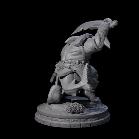 Dripping Sharkin C Miniature for Dungeons and Dragons, Pathfinder or other TTRPGs