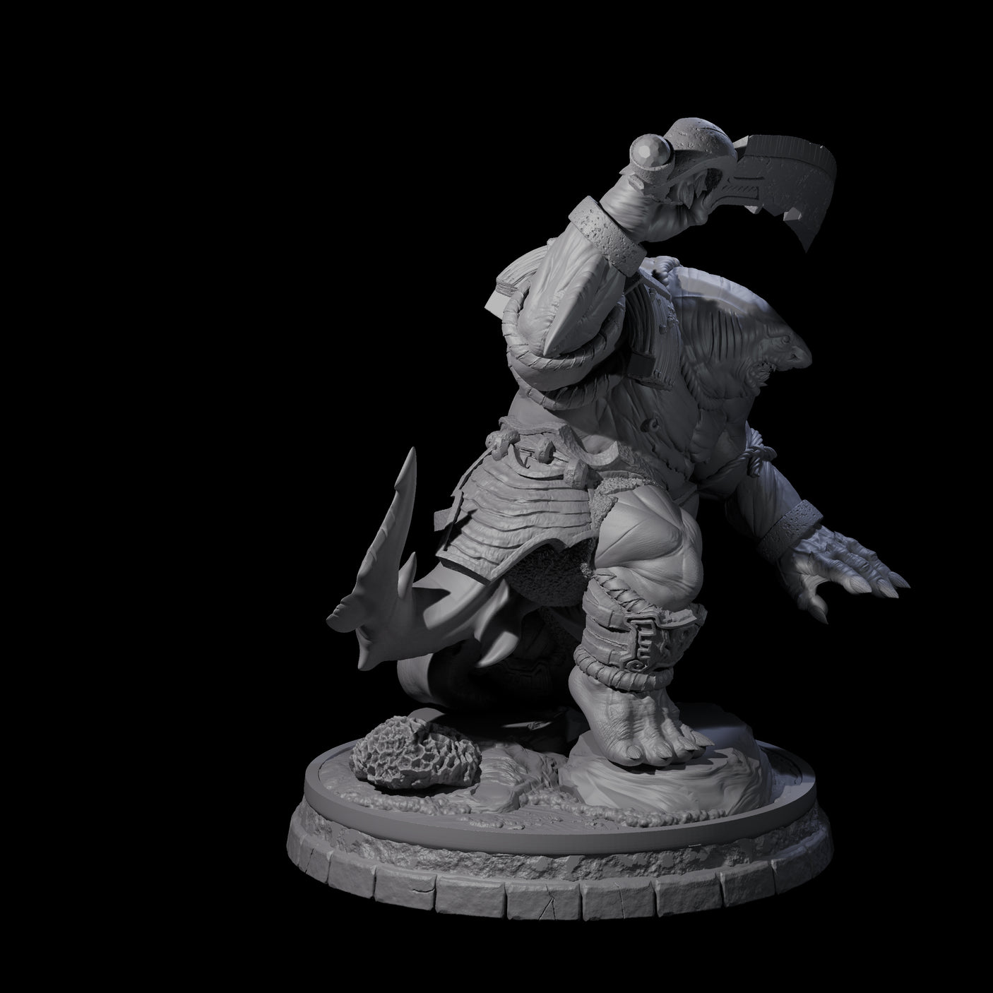 Dripping Sharkin C Miniature for Dungeons and Dragons, Pathfinder or other TTRPGs