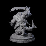 Dripping Sharkin C Miniature for Dungeons and Dragons, Pathfinder or other TTRPGs