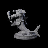 Dripping Sharkin E Miniature for Dungeons and Dragons, Pathfinder or other TTRPGs