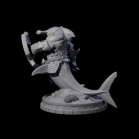 Dripping Sharkin E Miniature for Dungeons and Dragons, Pathfinder or other TTRPGs