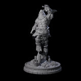 Dripping Sharkin F Miniature for Dungeons and Dragons, Pathfinder or other TTRPGs