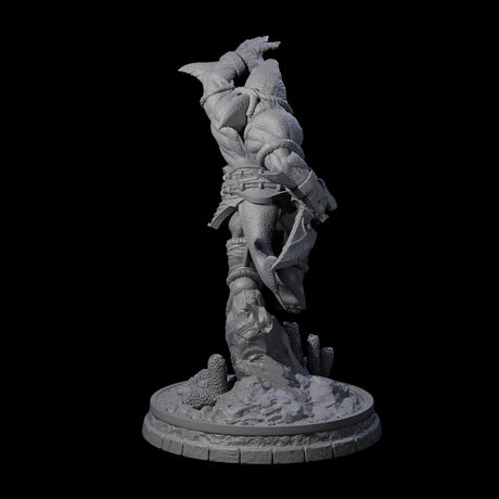 Dripping Sharkin F Miniature for Dungeons and Dragons, Pathfinder or other TTRPGs