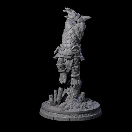 Dripping Sharkin F Miniature for Dungeons and Dragons, Pathfinder or other TTRPGs