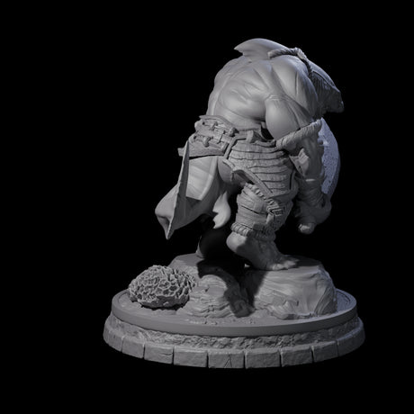 Dripping Sharkin G Miniature for Dungeons and Dragons, Pathfinder or other TTRPGs