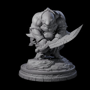 Dripping Sharkin G Miniature for Dungeons and Dragons, Pathfinder or other TTRPGs