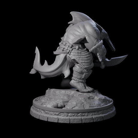 Dripping Sharkin H Miniature for Dungeons and Dragons, Pathfinder or other TTRPGs