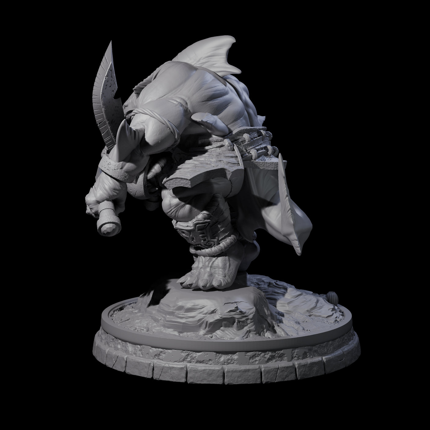 Dripping Sharkin H Miniature for Dungeons and Dragons, Pathfinder or other TTRPGs