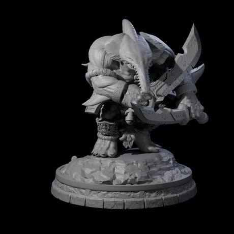 Dripping Sharkin H Miniature for Dungeons and Dragons, Pathfinder or other TTRPGs