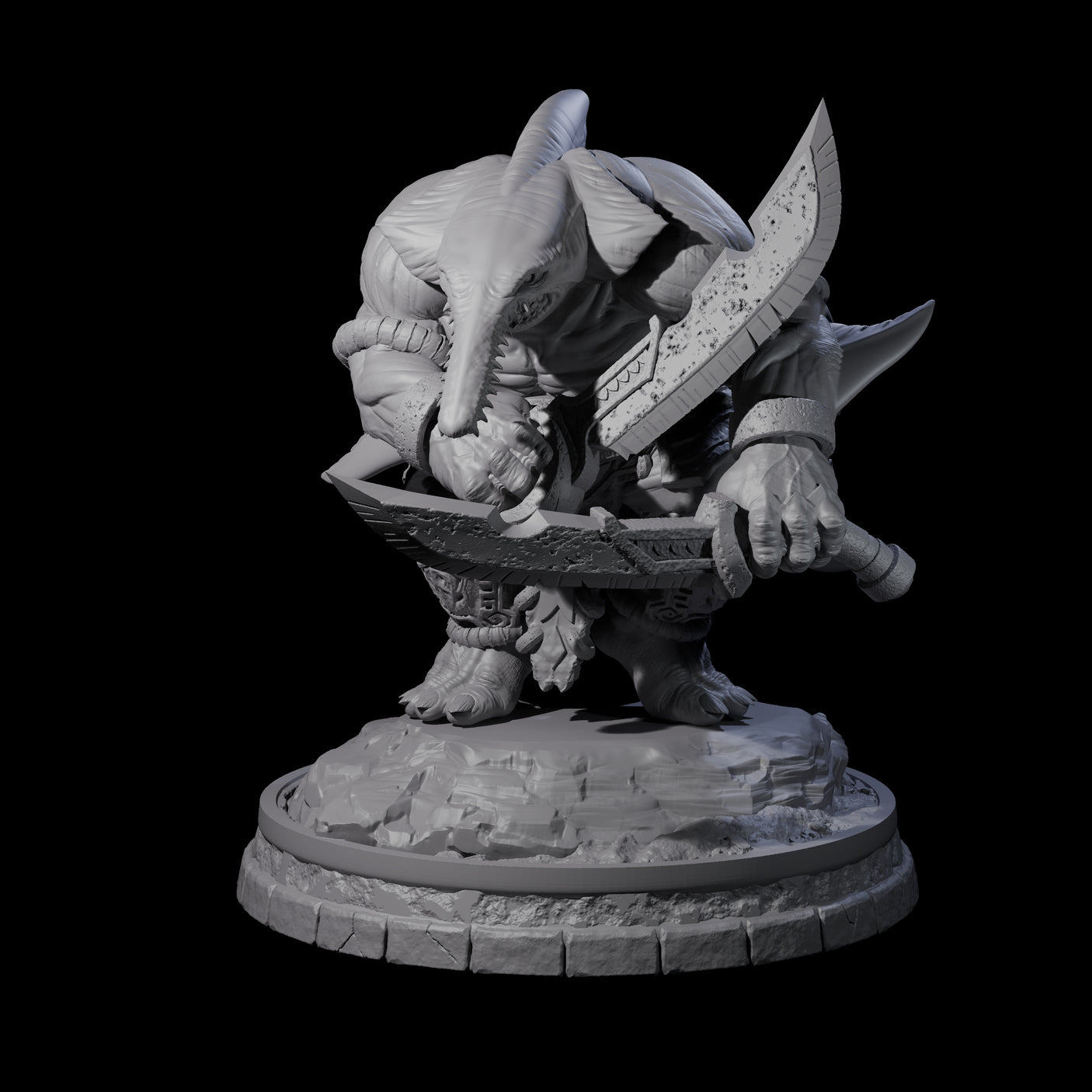 Dripping Sharkin H Miniature for Dungeons and Dragons, Pathfinder or other TTRPGs