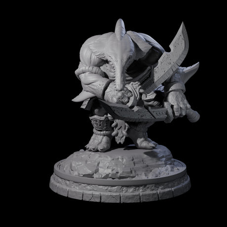 Dripping Sharkin H Miniature for Dungeons and Dragons, Pathfinder or other TTRPGs