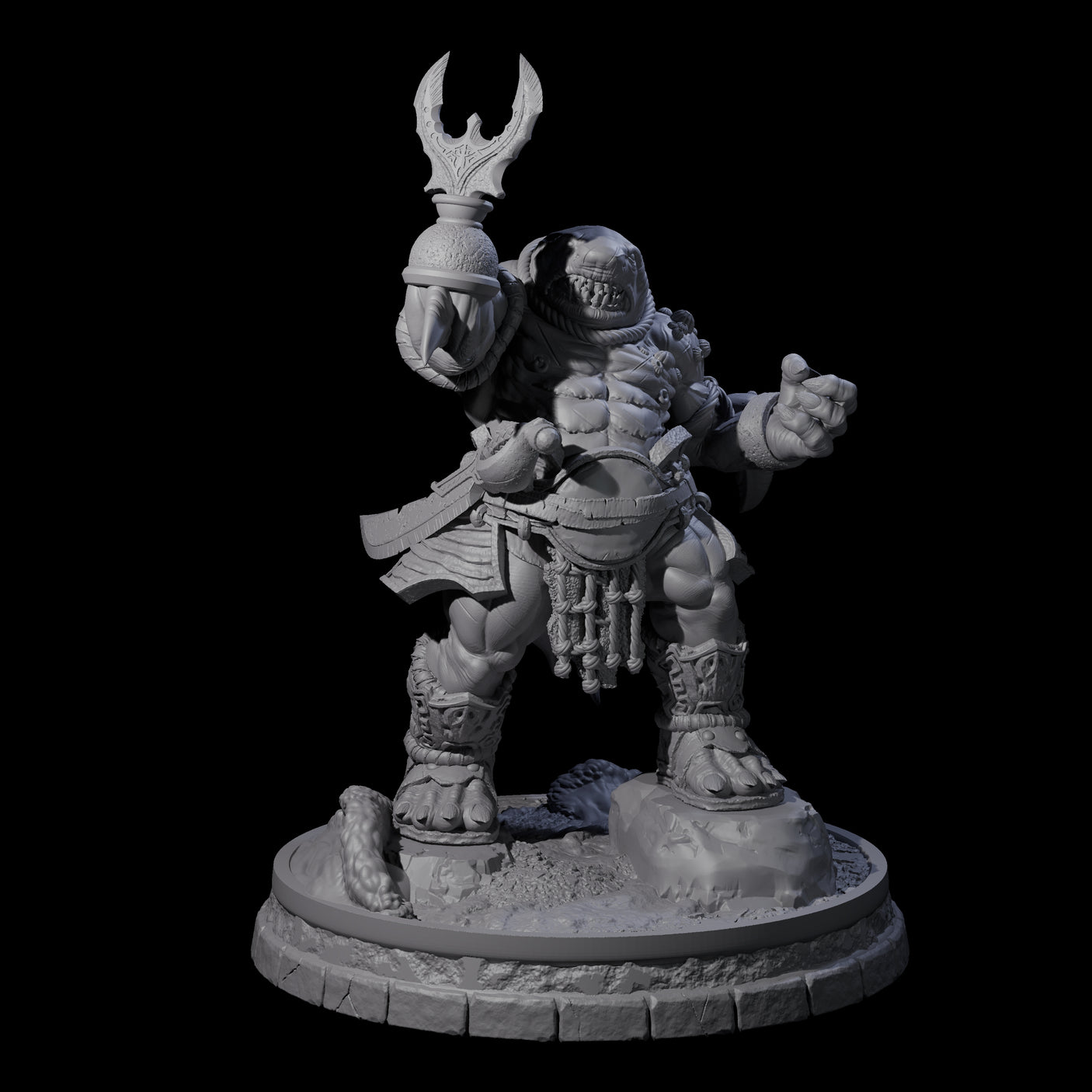 Dripping Sharkin I Miniature for Dungeons and Dragons, Pathfinder or other TTRPGs