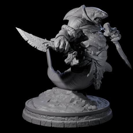 Dripping Sharkin J Miniature for Dungeons and Dragons, Pathfinder or other TTRPGs