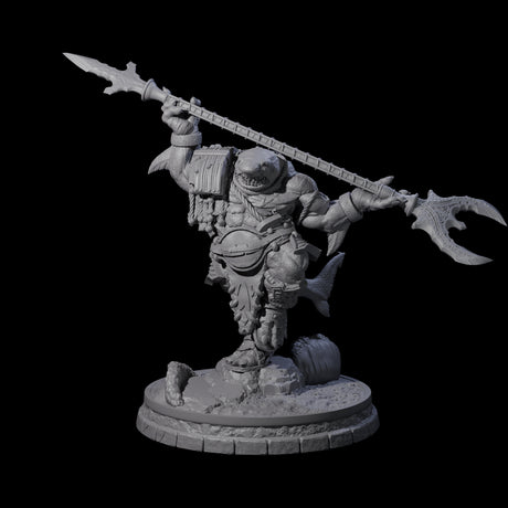 Dripping Sharkin K Miniature for Dungeons and Dragons, Pathfinder or other TTRPGs