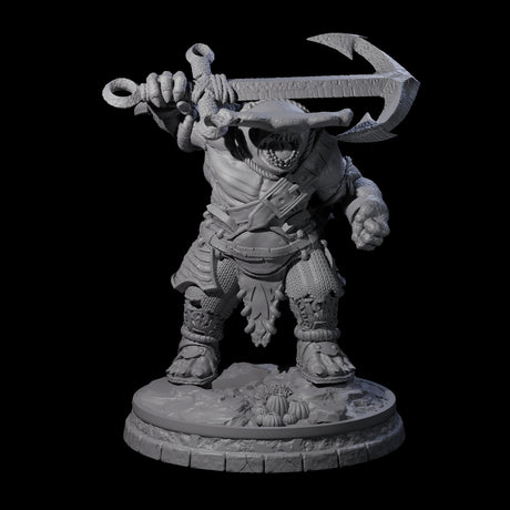 Dripping Sharkin N Miniature for Dungeons and Dragons, Pathfinder or other TTRPGs