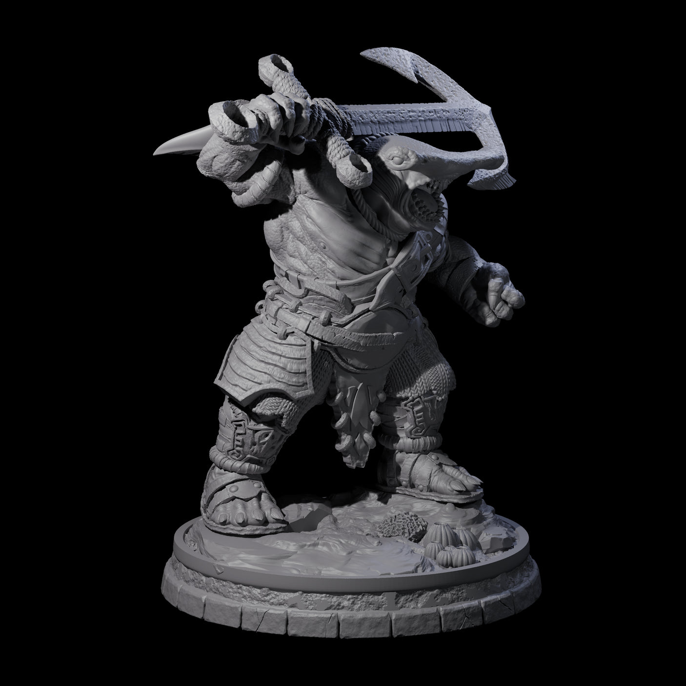 Dripping Sharkin N Miniature for Dungeons and Dragons, Pathfinder or other TTRPGs