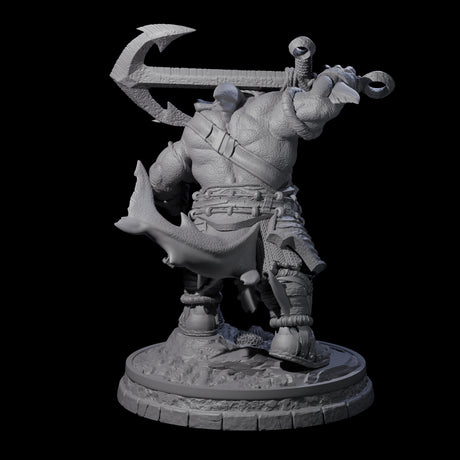Dripping Sharkin N Miniature for Dungeons and Dragons, Pathfinder or other TTRPGs