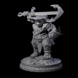 Dripping Sharkin N Miniature for Dungeons and Dragons, Pathfinder or other TTRPGs