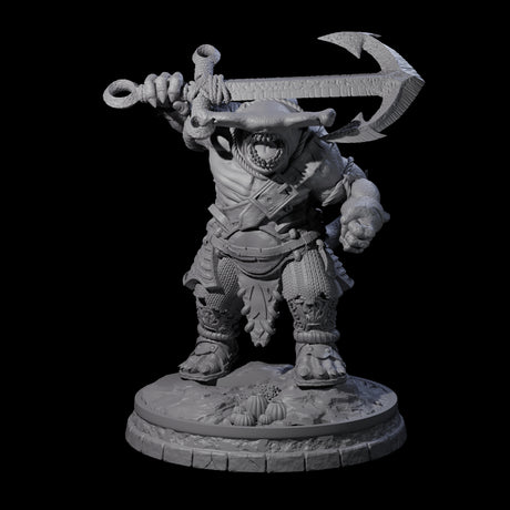 Dripping Sharkin N Miniature for Dungeons and Dragons, Pathfinder or other TTRPGs