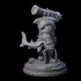 Dripping Sharkin O Miniature for Dungeons and Dragons, Pathfinder or other TTRPGs