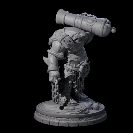 Dripping Sharkin O Miniature for Dungeons and Dragons, Pathfinder or other TTRPGs