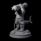 Dripping Sharkin O Miniature for Dungeons and Dragons, Pathfinder or other TTRPGs
