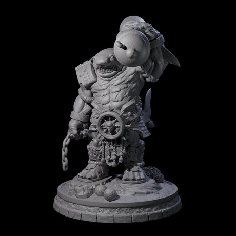 Dripping Sharkin O Miniature for Dungeons and Dragons, Pathfinder or other TTRPGs