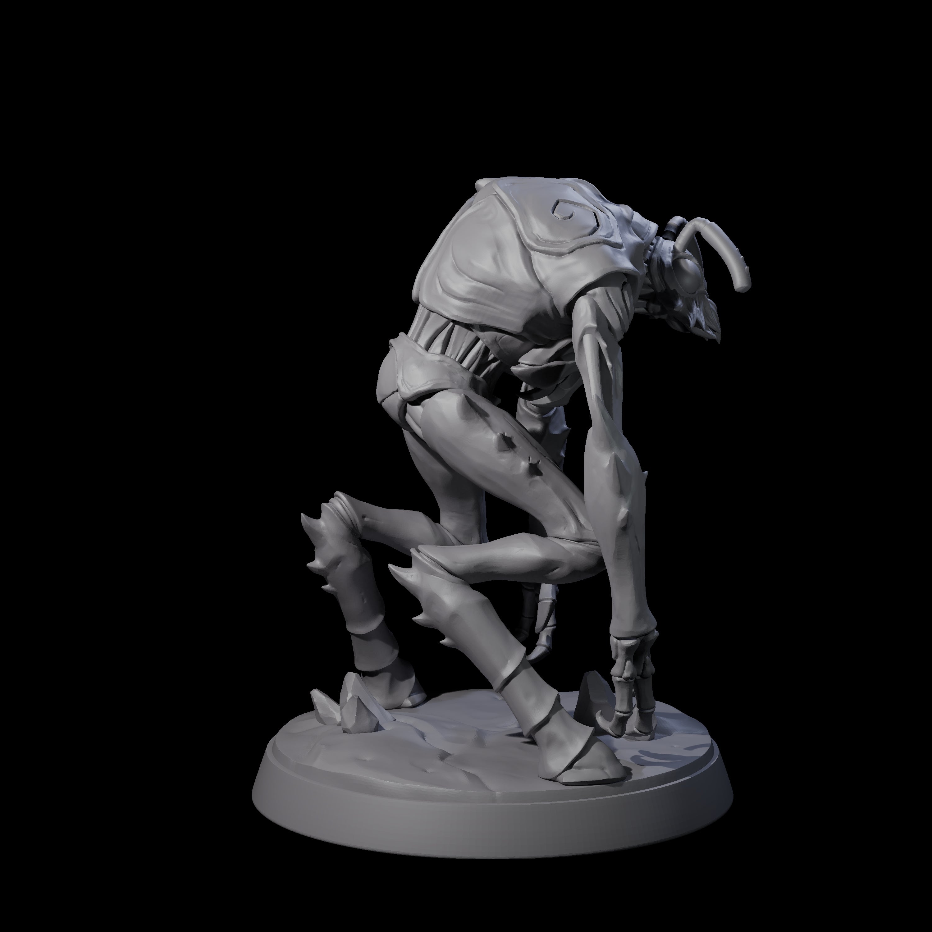 Droning Thri-kreen Thrall A Miniature for Dungeons and Dragons, Pathfinder or other TTRPGs