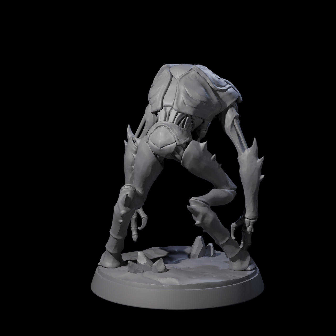 Droning Thri-kreen Thrall A Miniature for Dungeons and Dragons, Pathfinder or other TTRPGs